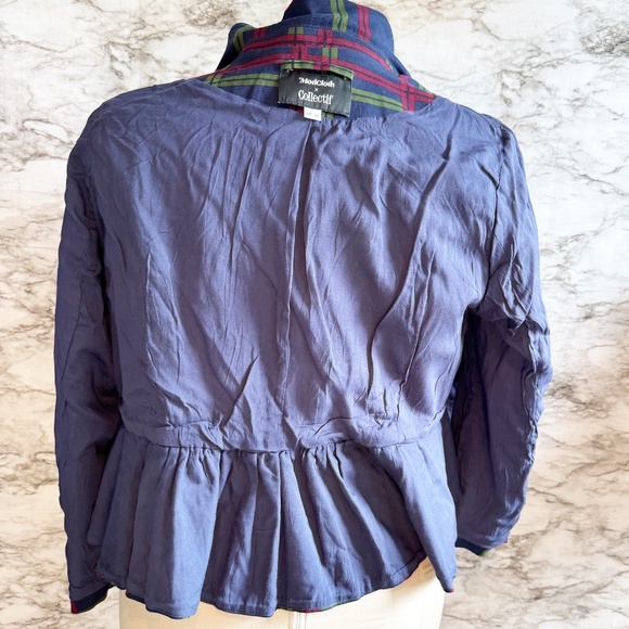Modcloth X Collectif Plaid-Minded Peplum Skirted Blazer - Picture 8 of 11